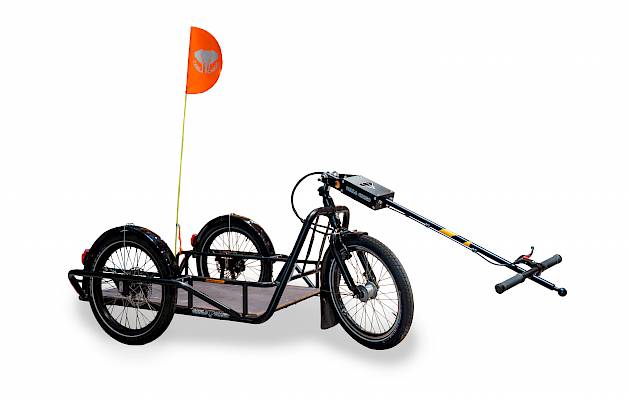 Bike on trailer on sale